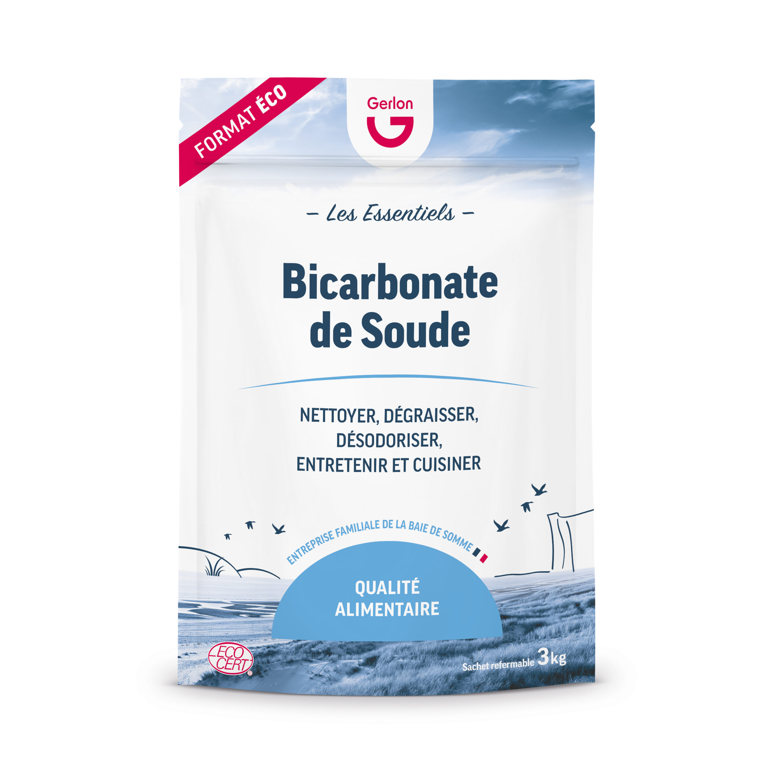Bicarbonate de soude. Qualité Alimentaire. pour Le Jardin et la